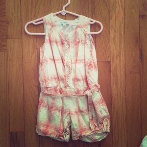 Hugo Boss plaid romper